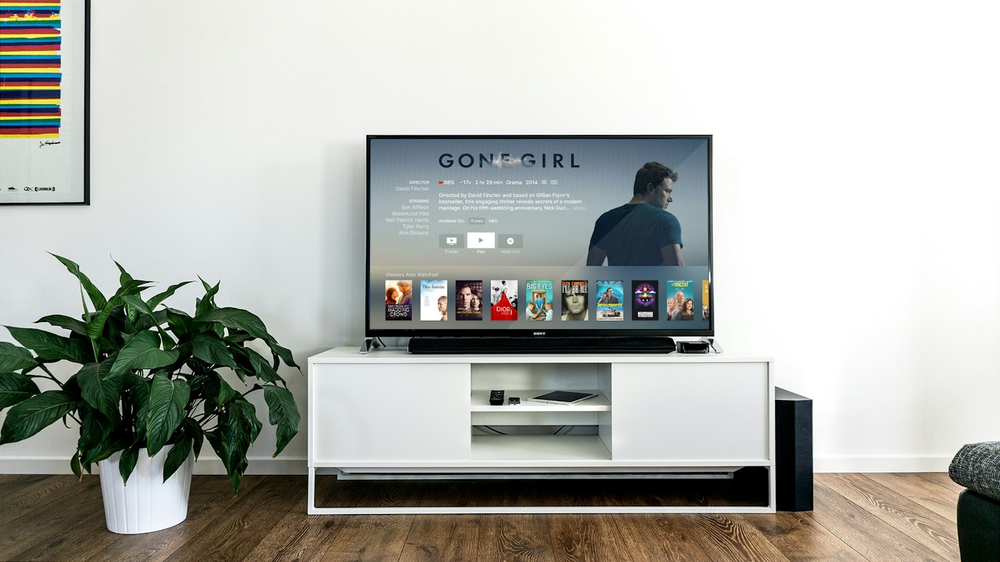Televisor en una sala